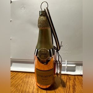 Henri Bendel Rose Champagne Ornament